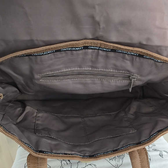 Cynthia Rowley Tan Leather Satchel - Picture 5 of 7